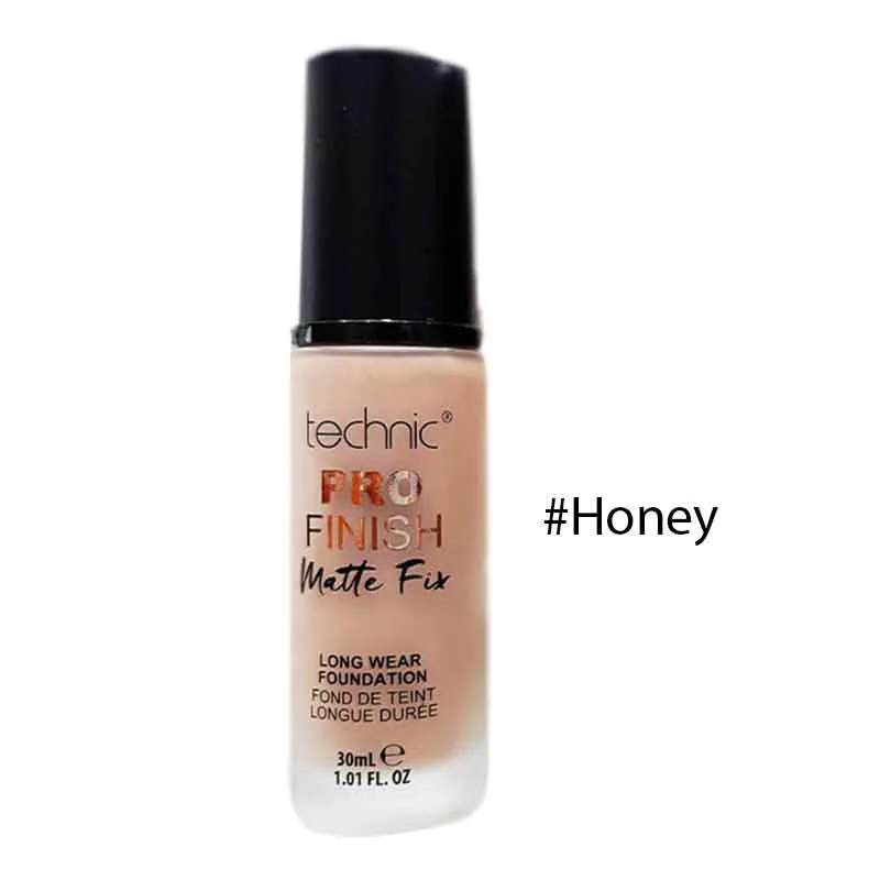 Technic Pro Finish Matte Fix Foundation Honey