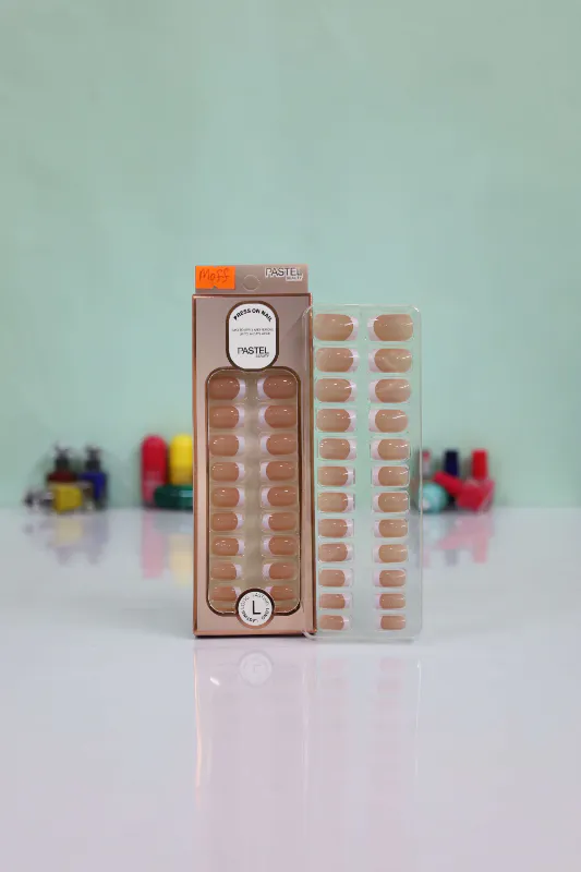 Pastel Beauty False French Nails Moff 24pcs
