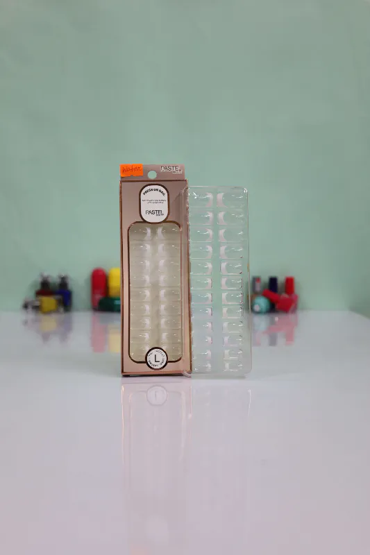 Pastel Beauty False French Nails Watery 24pcs