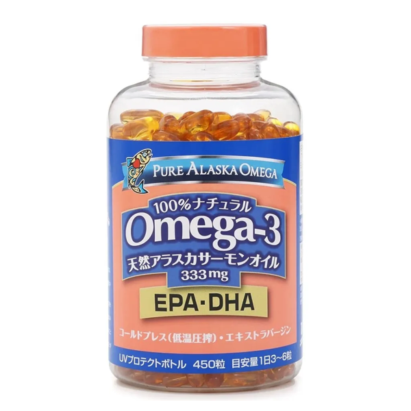 Pure Alaska Omega-3 EPA DHA 333mg 450 Capsules