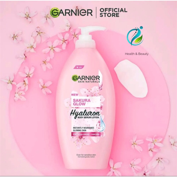 Garnier Sakura Glow Hyaluron Body Serum Lotion 400ml