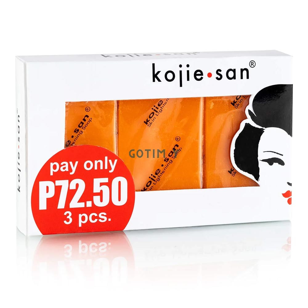 Kojie San Facial Beauty Soap 3 Bars Per Pack (65gX3)