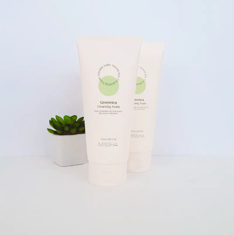 Missha Creamy Latte Green Tea Cleansing Foam (172 ml)