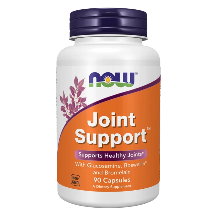Now Joint Support With Glucosamine, Boswellin and Bromelain 90 Capsules