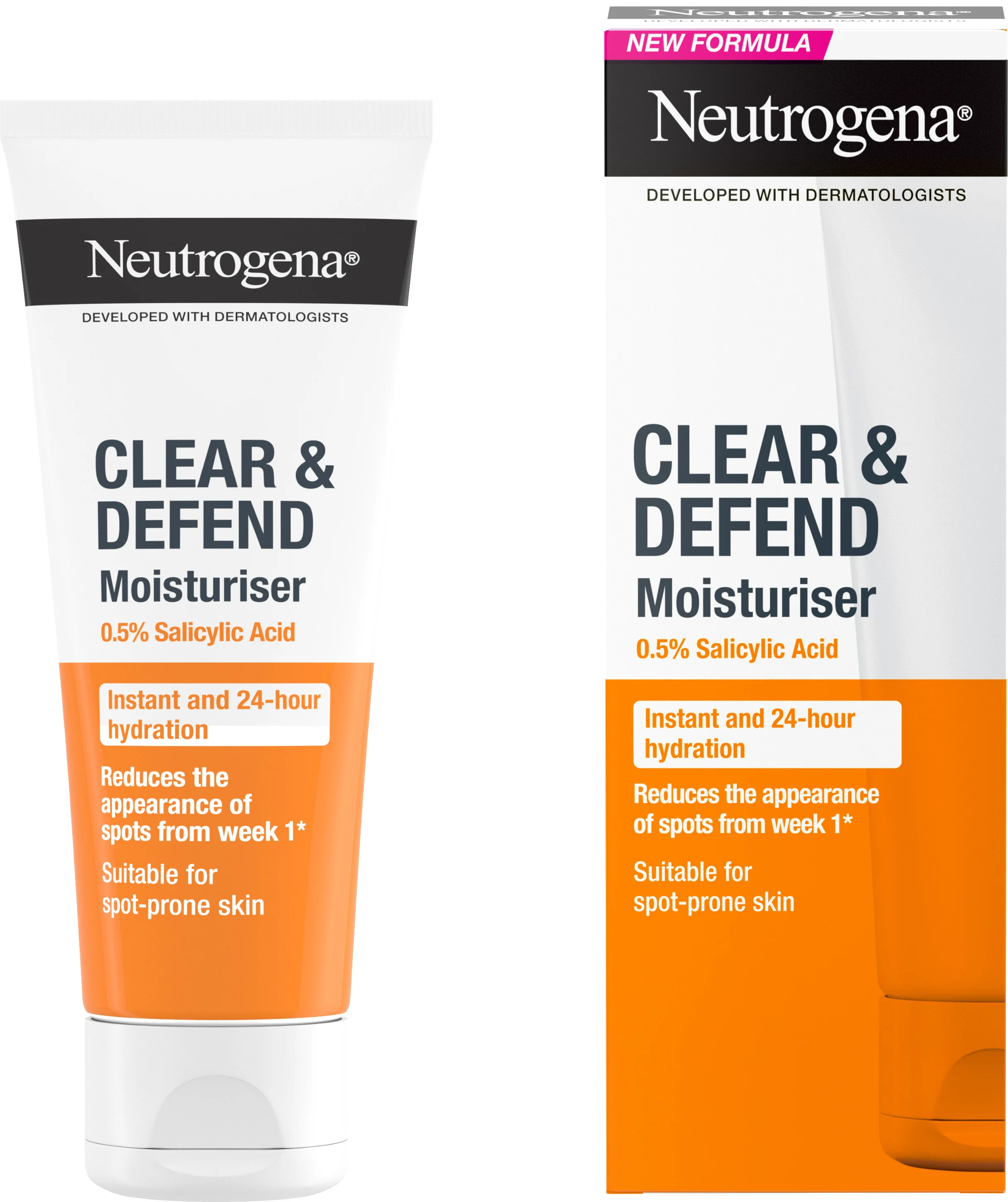 Neutrogena Clear & Defend 0.5% Salicylic Acid Moisturiser 50ml