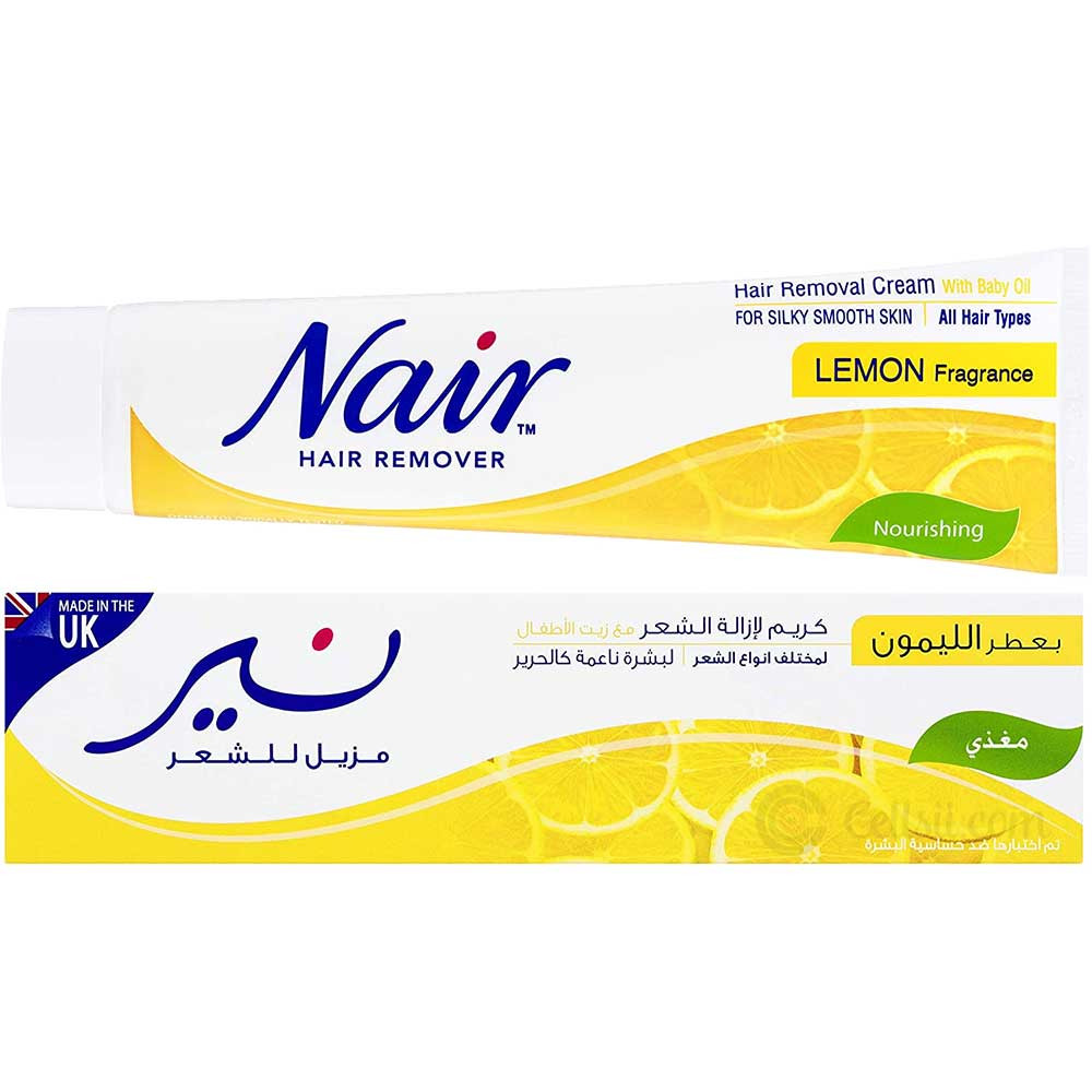 Nair Lemon Fragrance Hair removal Cream For All Hair Types 110g (UK)