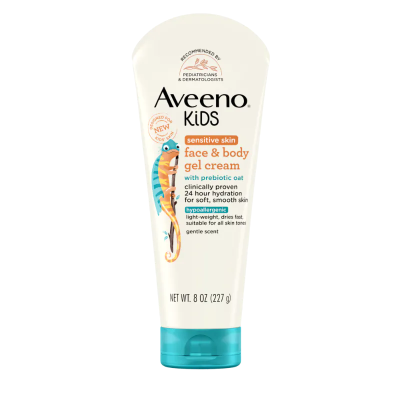 Aveeno Kids Sensitive Skin Face & Body Gel Cream 227g (Canada)
