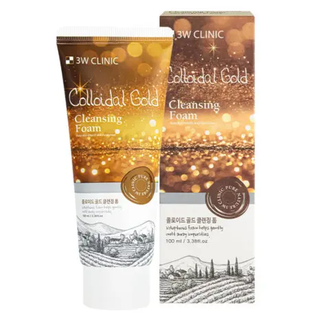 3W Clinic Colloidal Gold Cleansing Foam 100ml