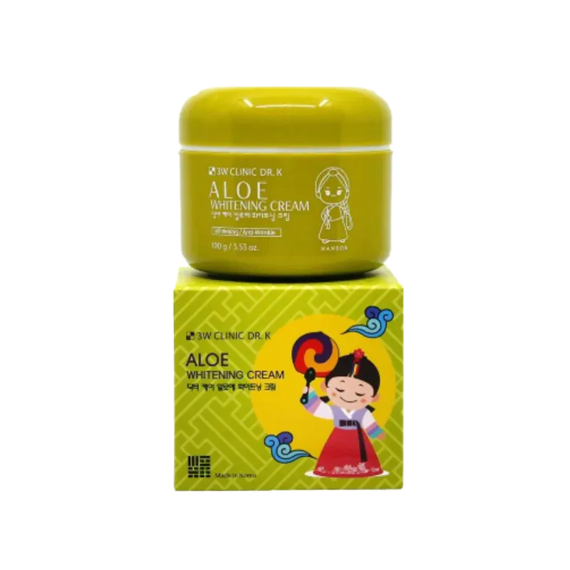 3W Clinic Dr. K Aloe Whitening Cream (100ml)