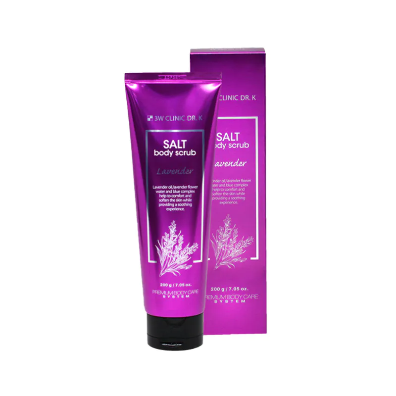 3W CLINIC - DR.K SALT LAVENDER BODY SCRUB-200ml