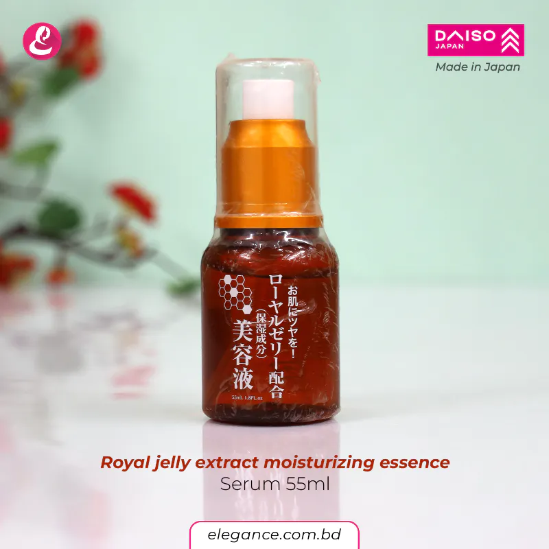 daiso royal jelly extract moisturizing essence serum 55ml (Japan)