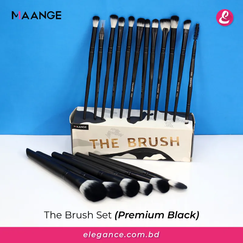 Maange The Brush Set Black (Premium)
