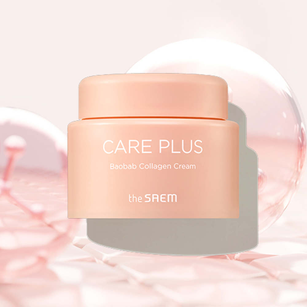 the SAEM Care Plus Baobab Collagen Cream 100ml