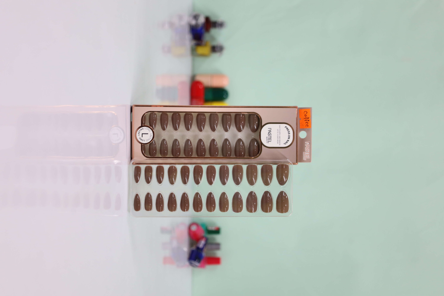 Pastel Beauty False Nails Matte Coffee-24pcs