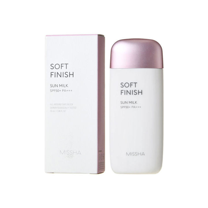 Missha All Around Safe Block Soft Finish Sun Milk SPF50+/PA+++ (70ml)