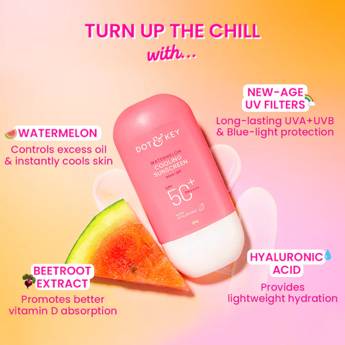 Dot & Key Watermelon Cooling Sunscreen SPF 50+ PA++++ 50g