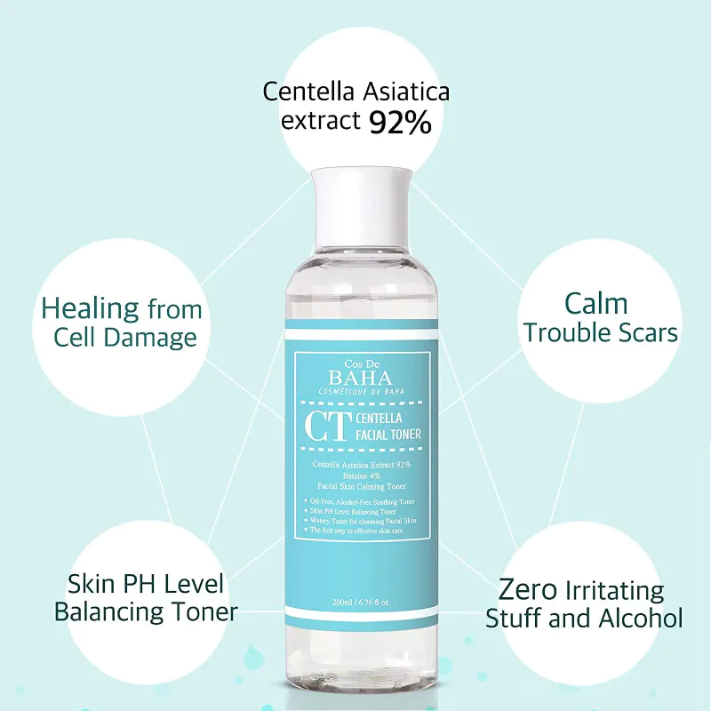 Cos de Baha Centella Facial Toner (CT) 200ml