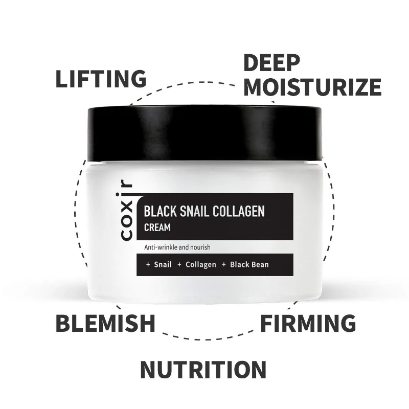 Coxir Black Snail Collagen Cream 30ml