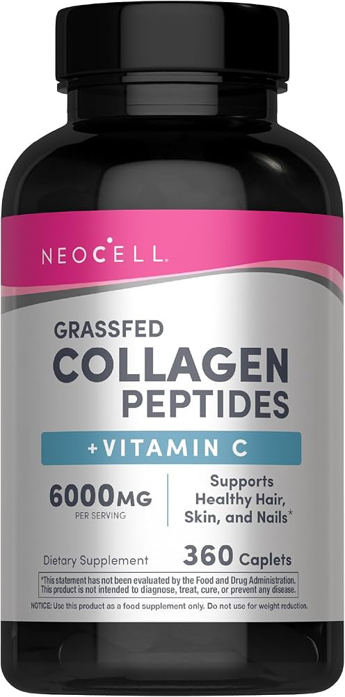 Neocell Grassfed Collagen Peptides + Vitamin C & Biotin, 360 Tablets