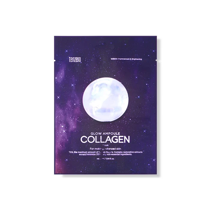 Tenzero Glow Ampoule Collagen Sheet Mask