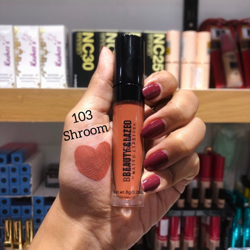 Beauty Glazed B163 Liquid Matte Lipstick 103 SHROOM