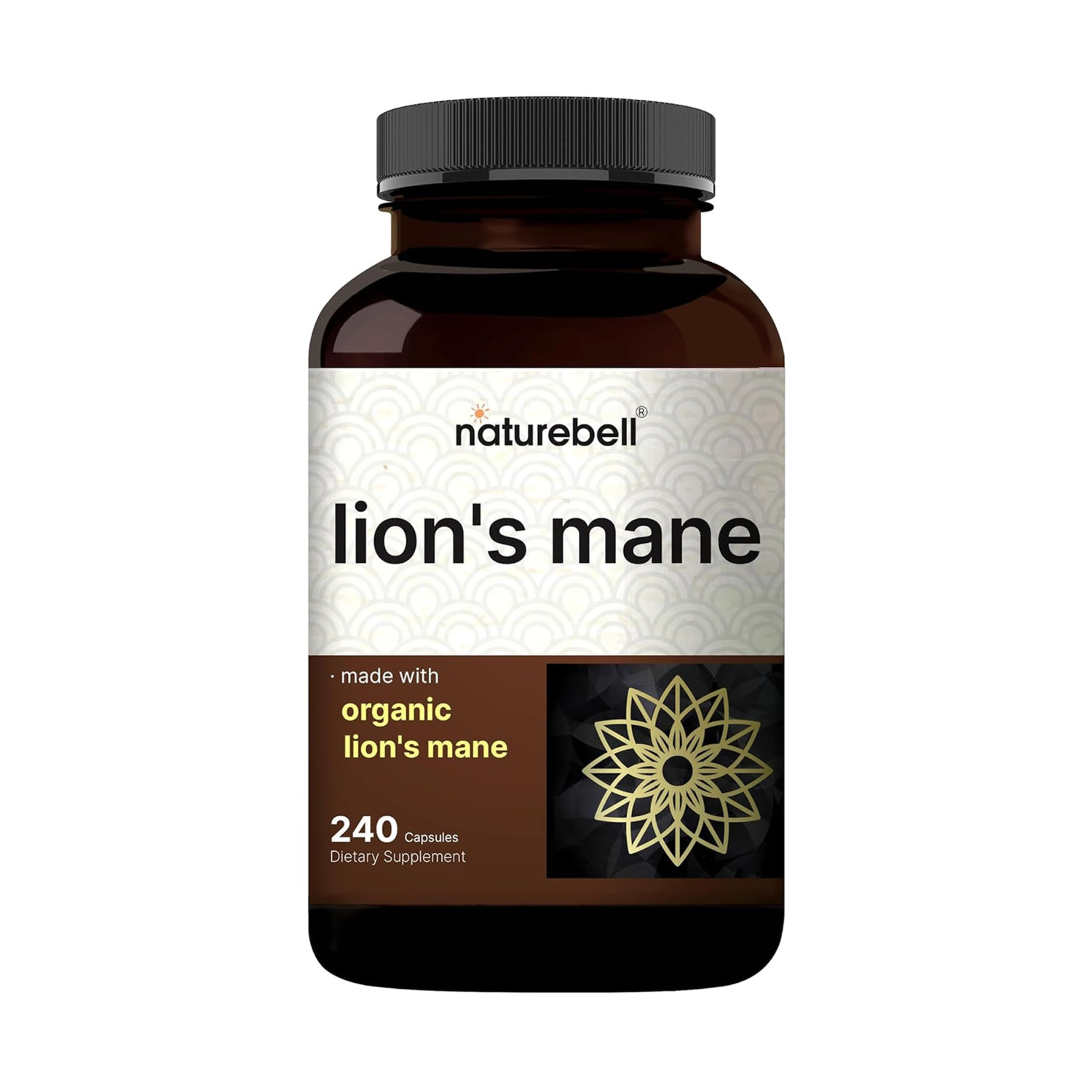 NatureBell Lion’s Mane 9000mg - 240 Capsules