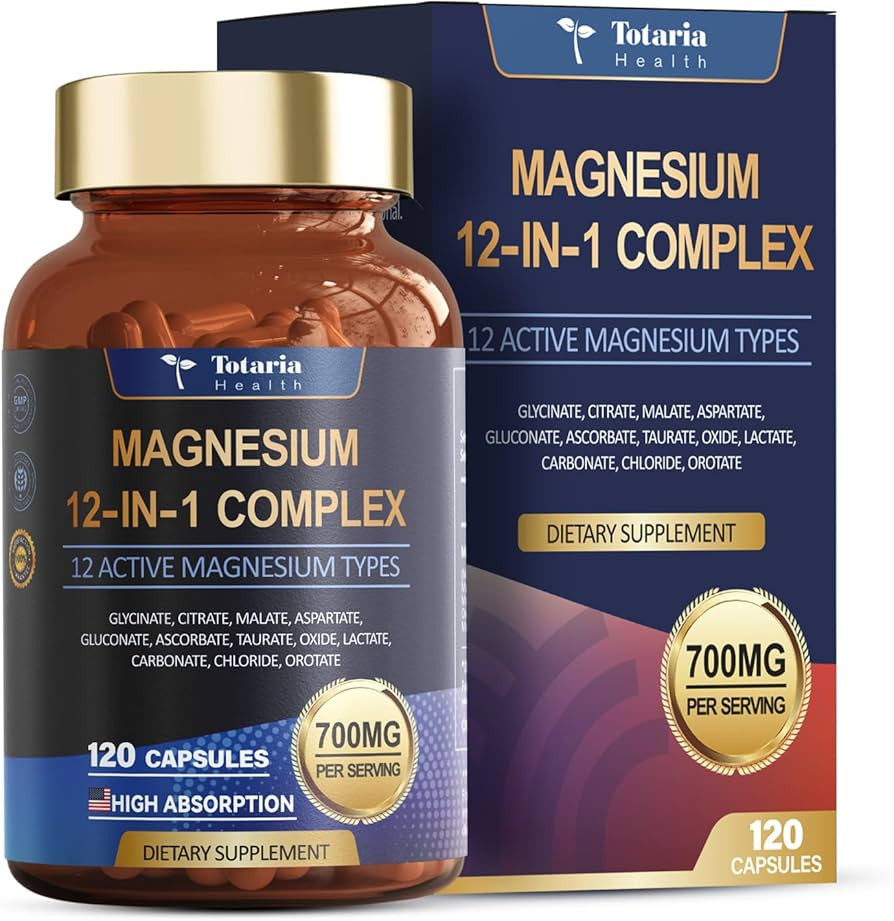 Totaria Health Magnesium 12 in 1 Complex 120 softgels