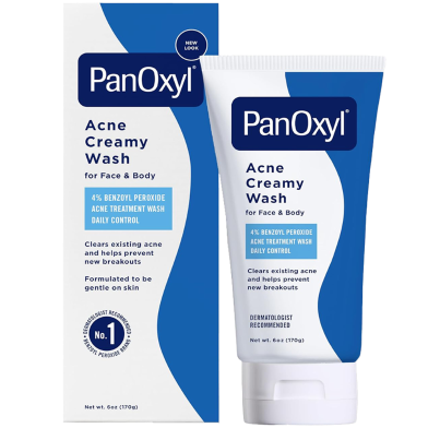 PanOxyl Acne Creamy Wash with 4% Benzoyl Peroxide Daily Control 170gm