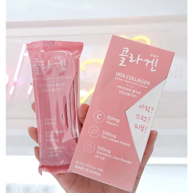 MemberK Vita Collagen Strawberry -10 Sachets