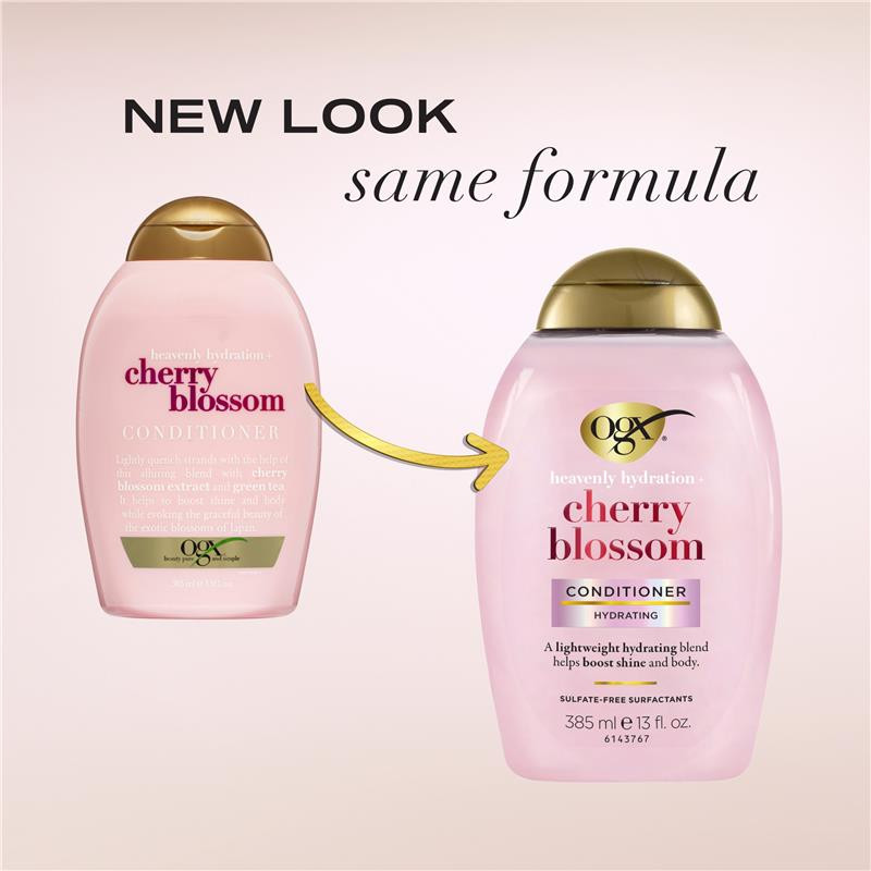 OGX Heavenly Hydration Cherry Blossom Conditioner (385ml)