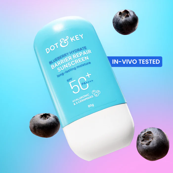 Dot & Key Blueberry Hydrate Barrier Repair Sunscreen SPF 50+ PA++++ 80g