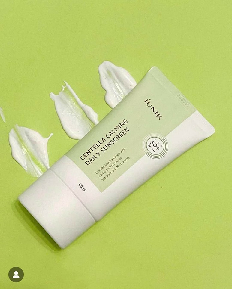 Iunik Centella Calming Daily sunscreen SPF 50++ (60ml)