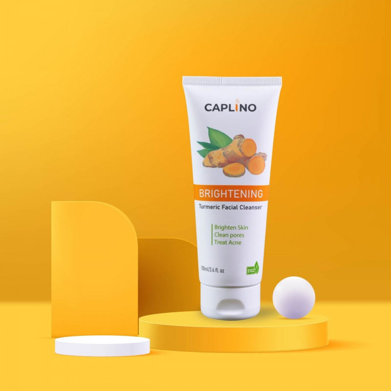 Caplino Turmeric Facial Cleanser – Brightening 100ml