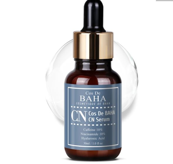 Cos de baha 10% Caffeine & 10% Niacinamide CN Serum for (Face/Neck) 30ml