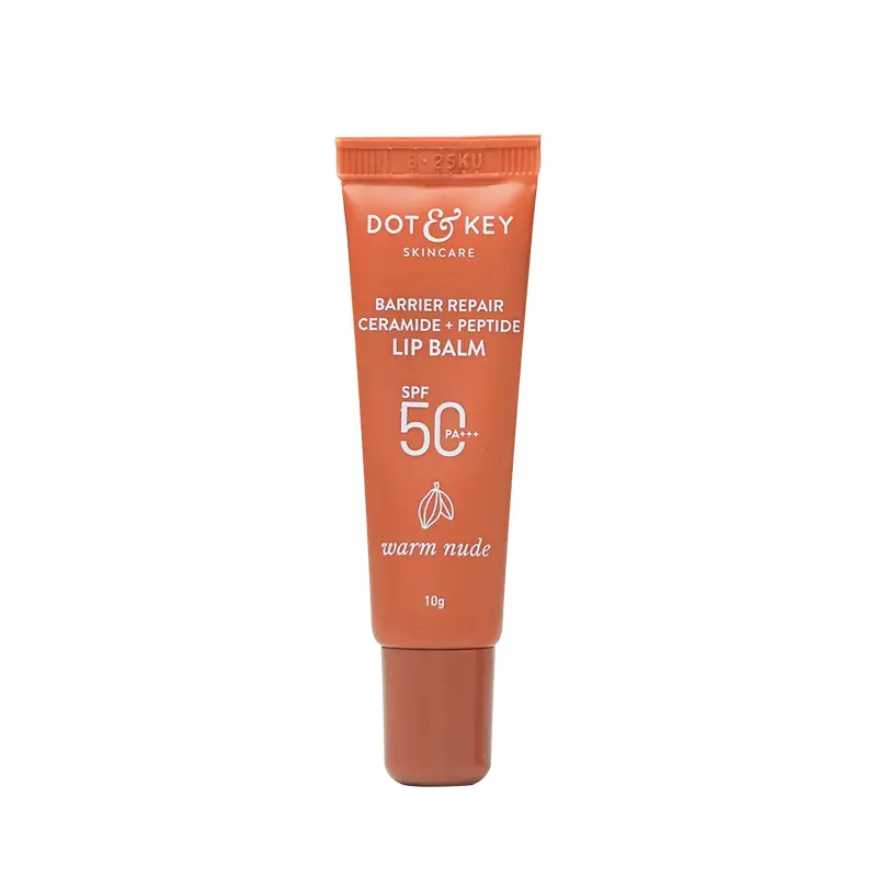 Dot & Key Barrier Repair Ceramide + Peptide Lip Balm 10g - Warm Nude