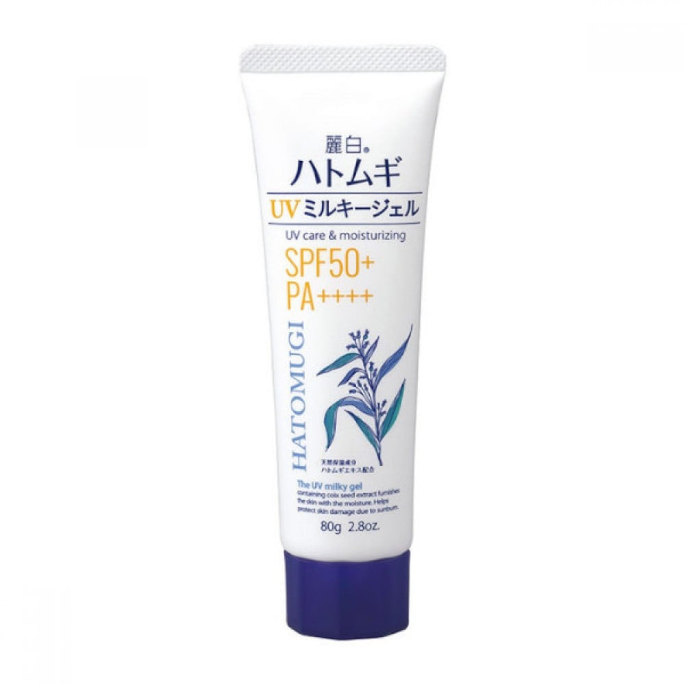 Reihaku Hatomugi The UV Milky Gel UV Care & Moisturizing SPF50+ PA++++ 80g
