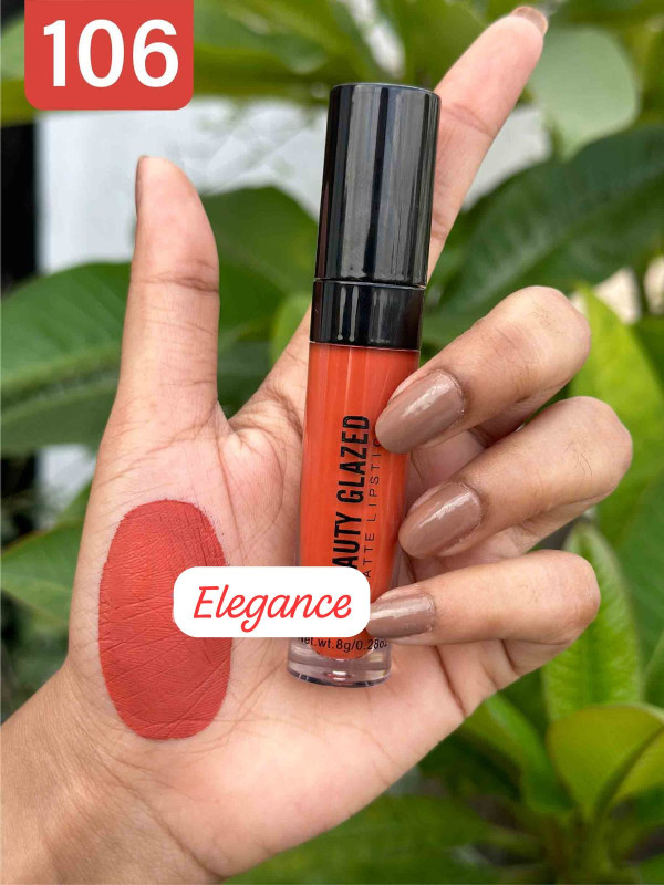 Beauty Glazed B163 Liquid Matte Lipstick 106 MOCHA