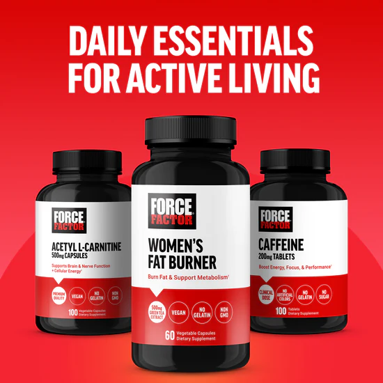 Force Factor Women's Fat Burner 60 Vegetable Capsules