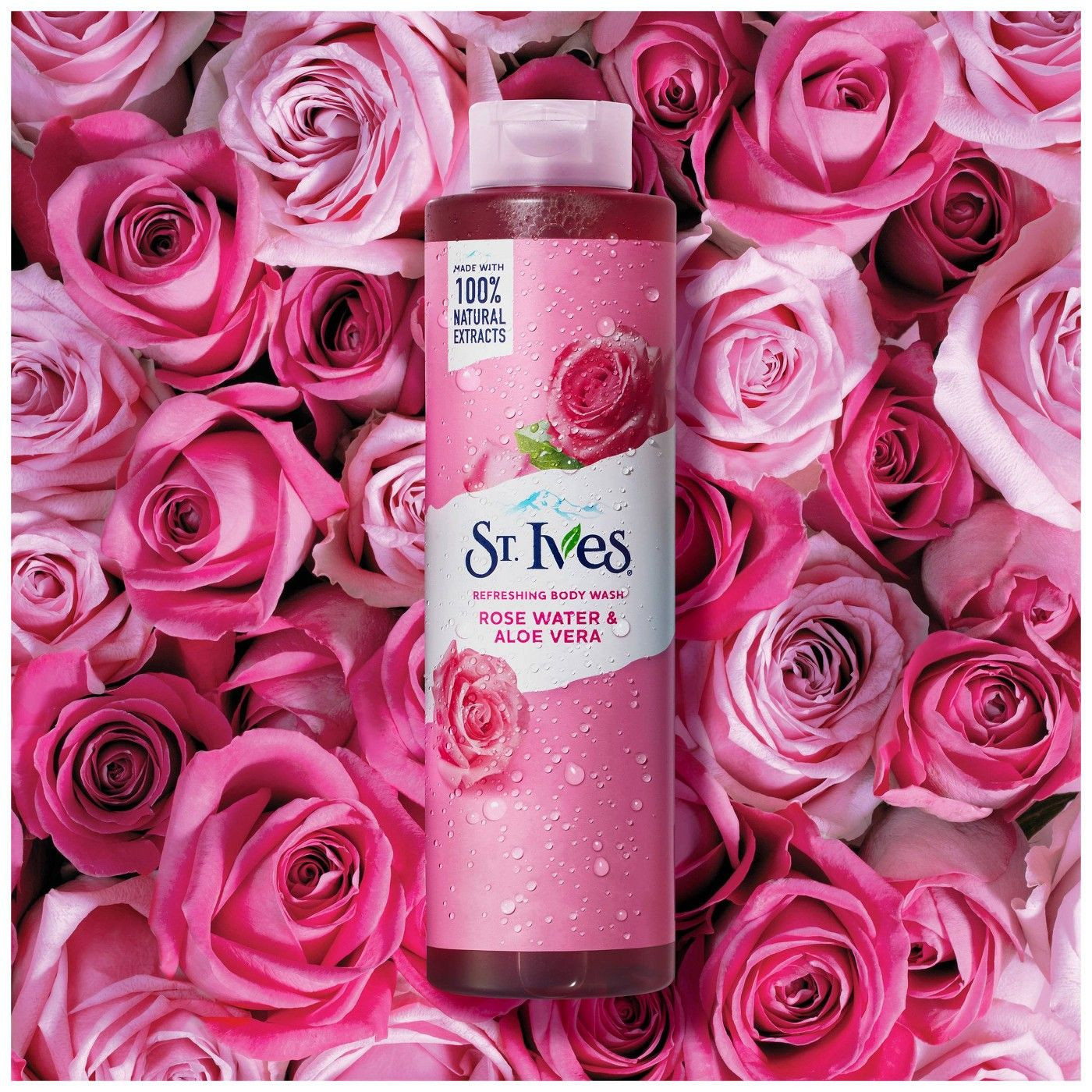 St.Ives Rose Water & Aloe Vera Refreshing Body Wash 650ml