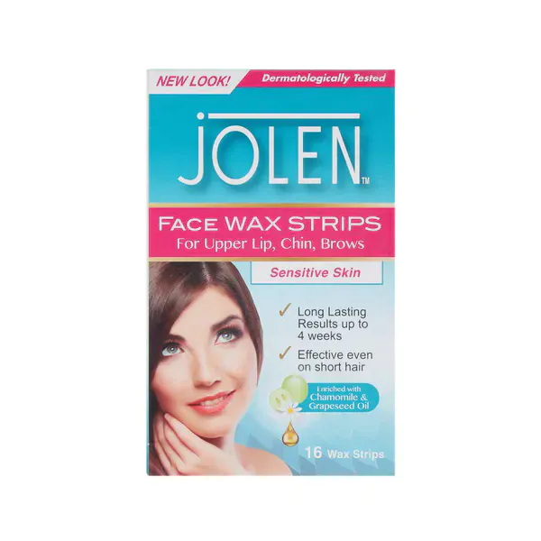 Jolen Face Wax Strips 16