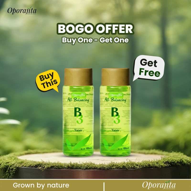 Buy Oporajita All Balancing B3 Toner 100ml , Get Oporajita All Balancing B3 Toner 100ml (BOGO)