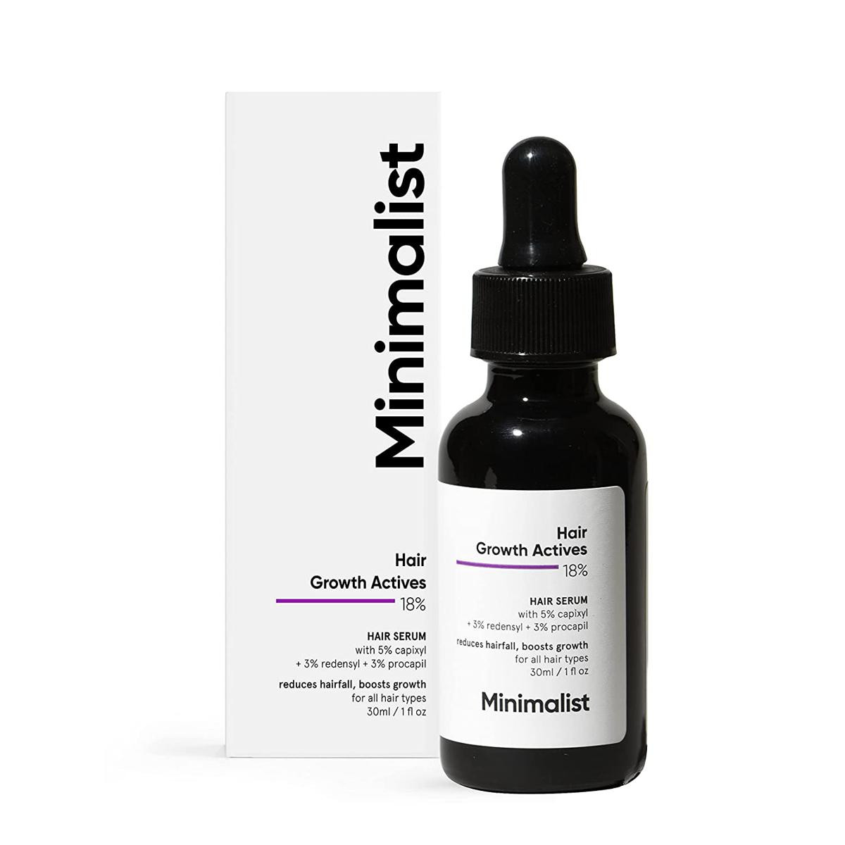 Minimalist Hair Growth Actives 18% Hair Serum-30ml