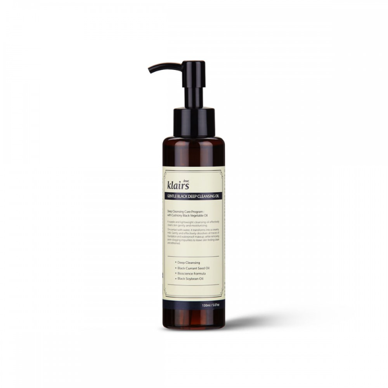 KLAIRS Gentle Black Deep Cleansing Oil 150ml
