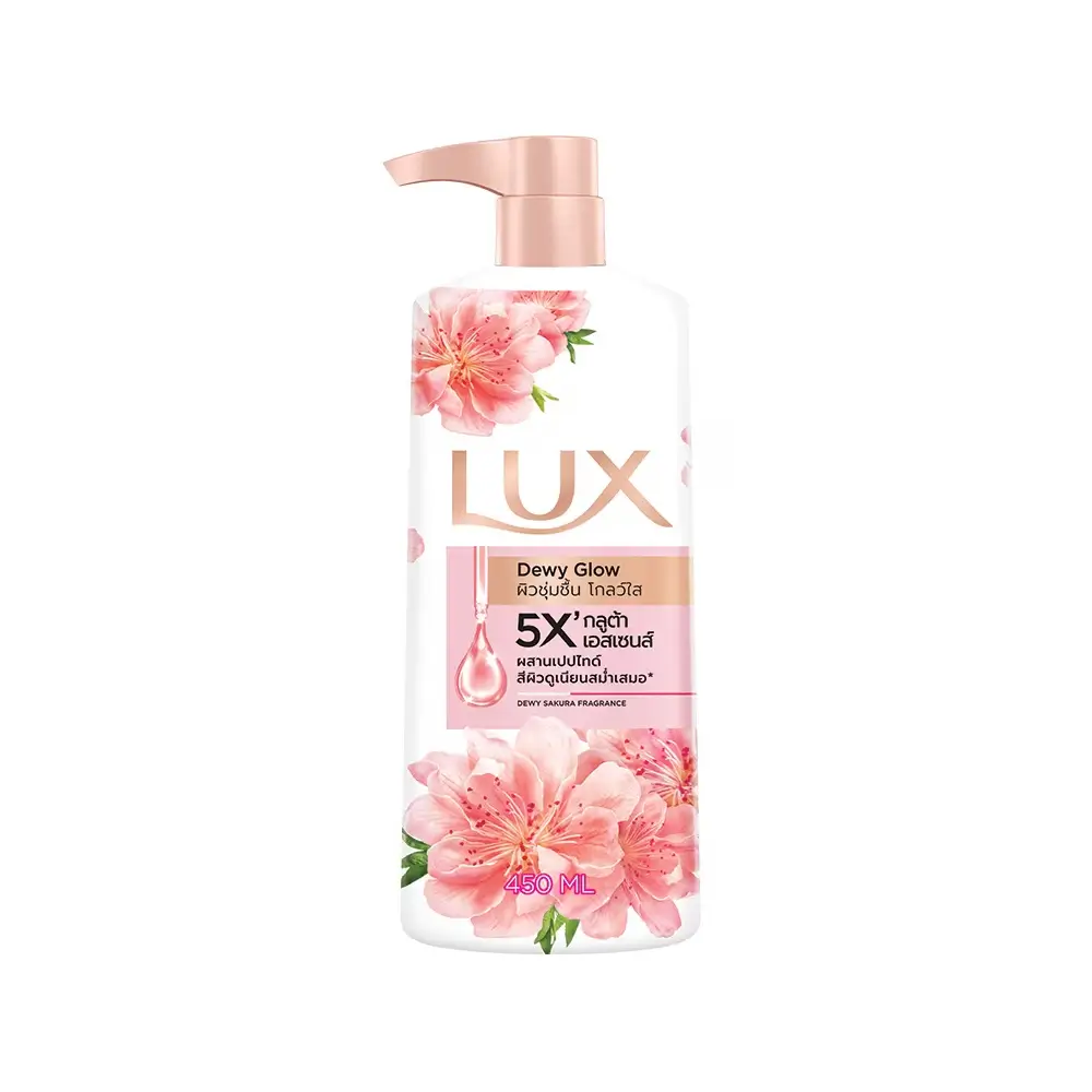 LUX Dewy Glow Sakura Fragrance Body Wash 450ml