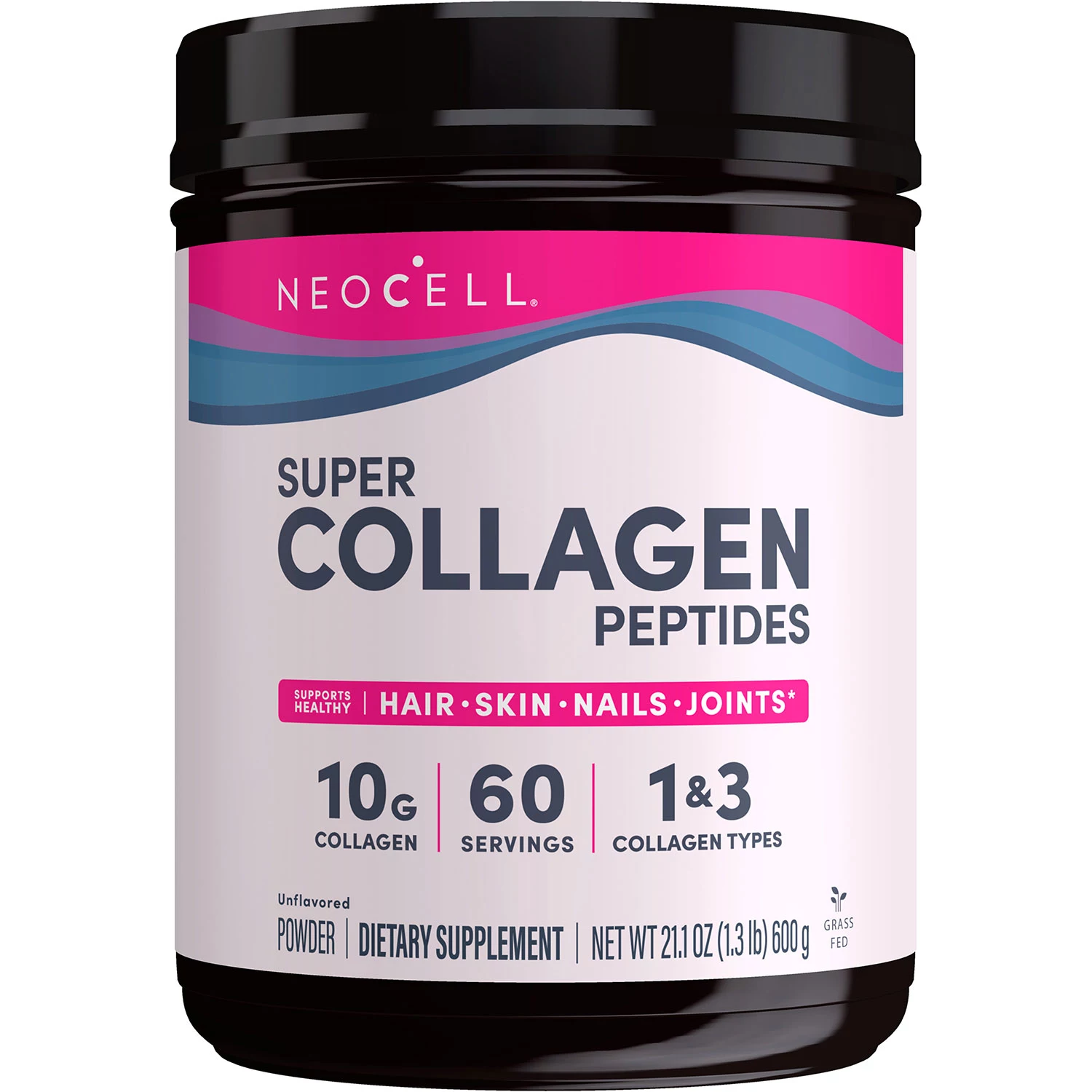 Neocell Grassfed Collagen Peptides Unflavored Powder 600g