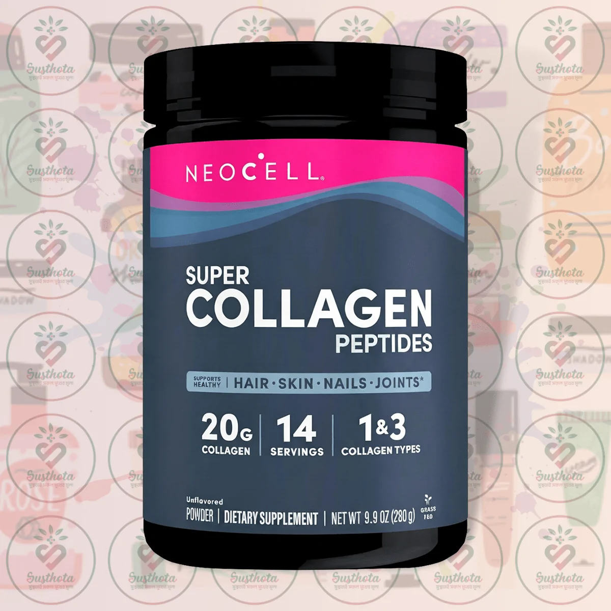 NeoCell Super Collagen Peptides Unflavored Powder Dietary Supplement 280g
