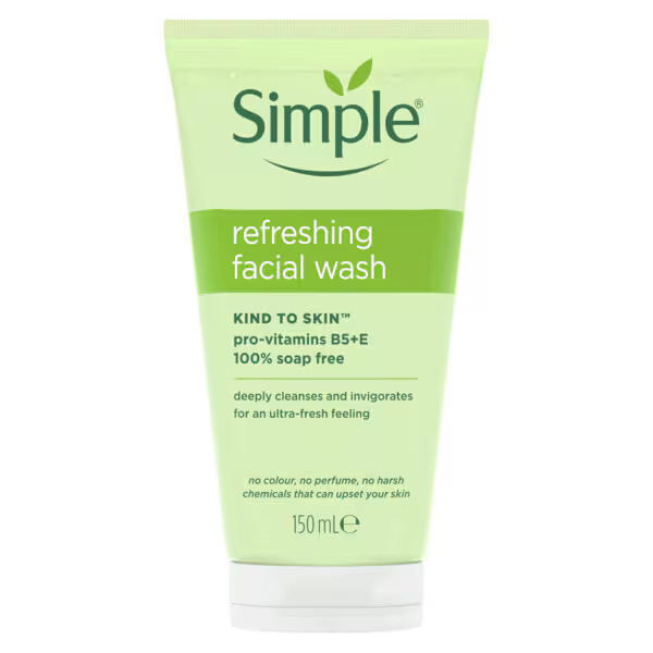 Simple Kind To Skin Refreshing Facial Wash Gel (150ml)