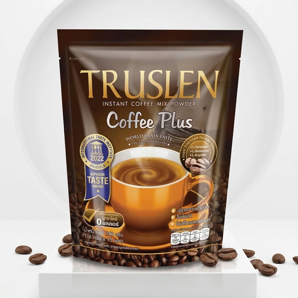 Truslen instant coffee mix powder Coffee Plus (15 Sticks)