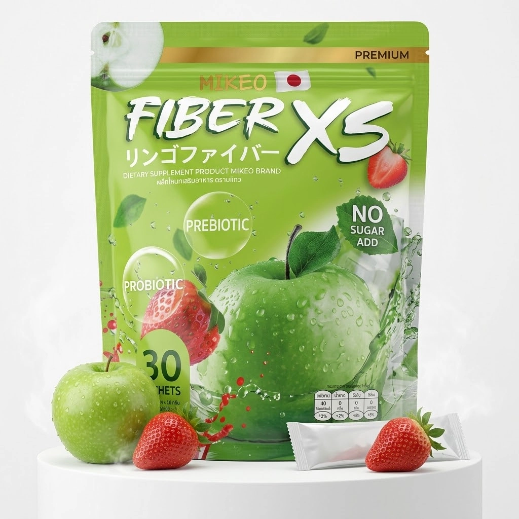 MIKEO Fiber XS Dietary Supplement Probiotic (30 Sachets)