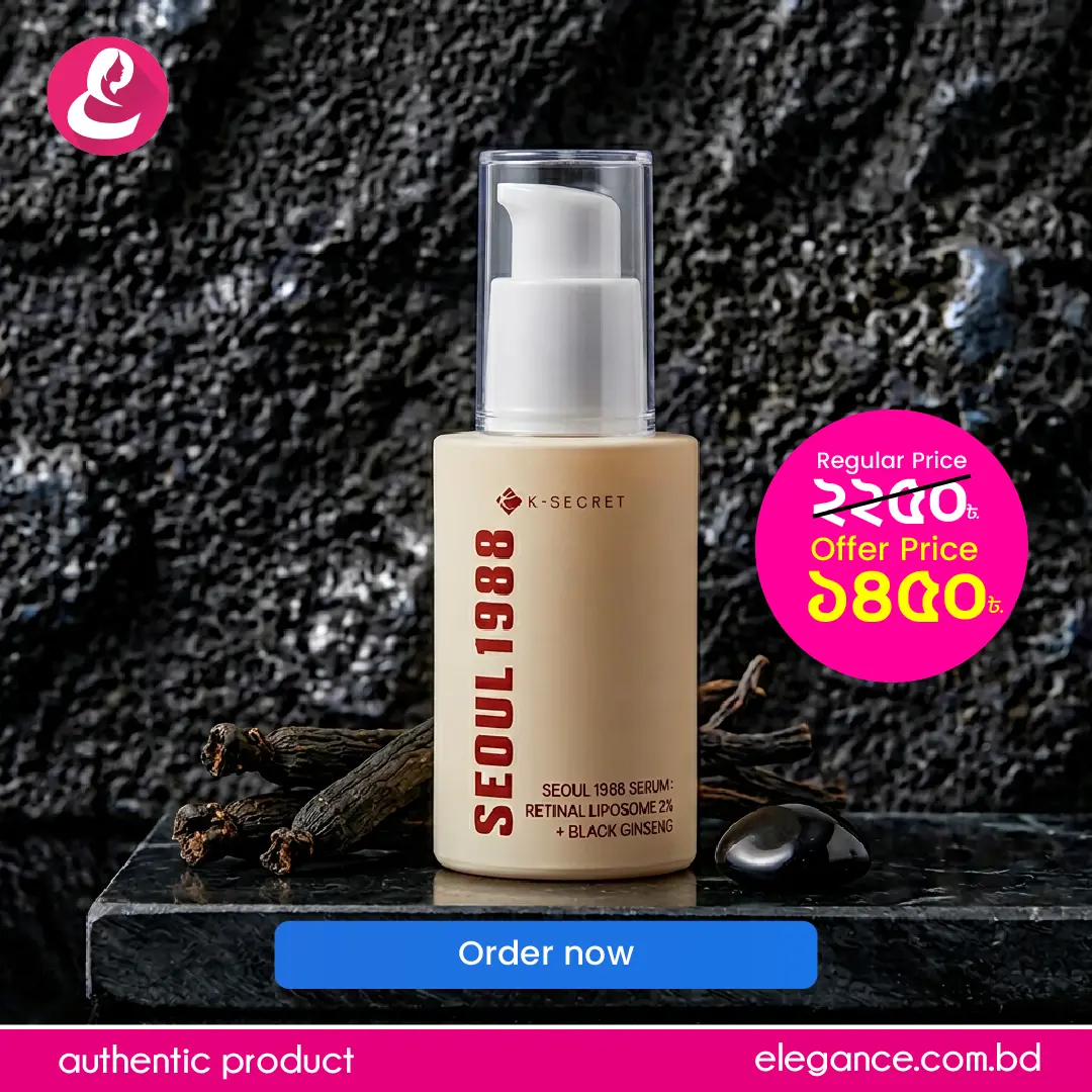 KSecret Seoul 1988 Serum: Retinal Liposome 2% + Black Ginseng 30ml